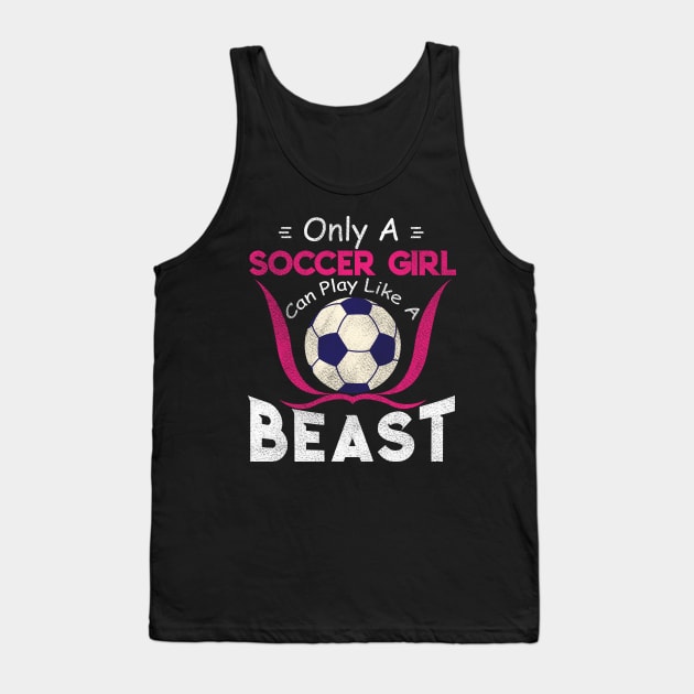 soccer girl Tank Top by UniqueWorld